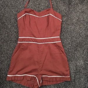 Rust orange Forever 21 romper